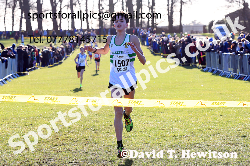 Boys under-13s 2025 Northern Cross Country Champs, Tatton Park, Knutsford, Cheshire. Photo: David T. Hewitson/Sports for All Pics